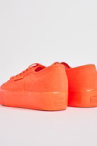 Tenis con plataforma - Naranja