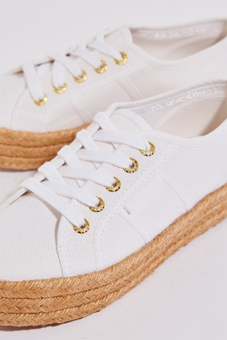 Tenis con plataforma - Blanco