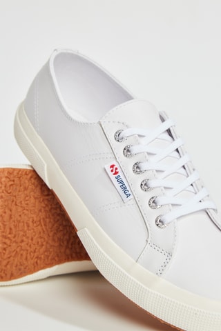 Zapatillas de piel - Blanco