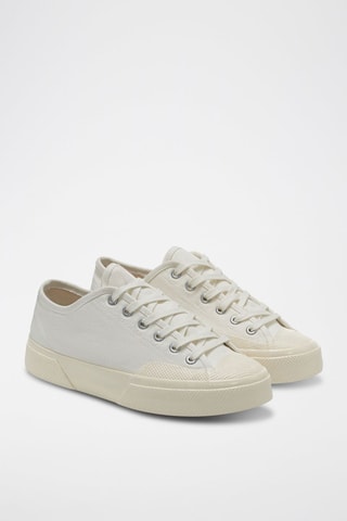 Tenis con plataforma 2432 WORKWEAR ARTIFACT - Blanco roto