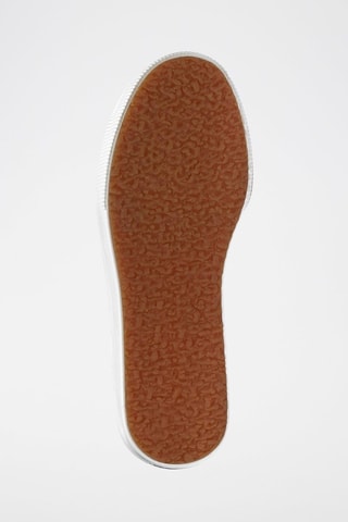 Tenis con plataforma 2790 LAME - Blanco