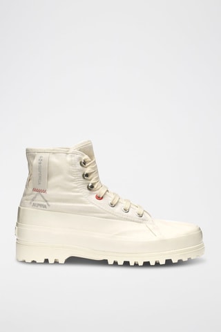 Tenis altos con 2481 ALPONA RIPSTOP - Blanco y beige