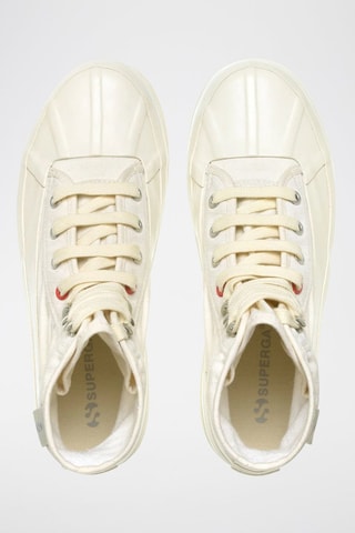 Tenis altos con 2481 ALPONA RIPSTOP - Blanco y beige
