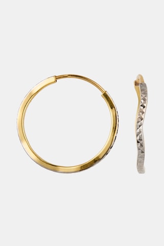 Orecchini a cerchio - Oro giallo 18 kt