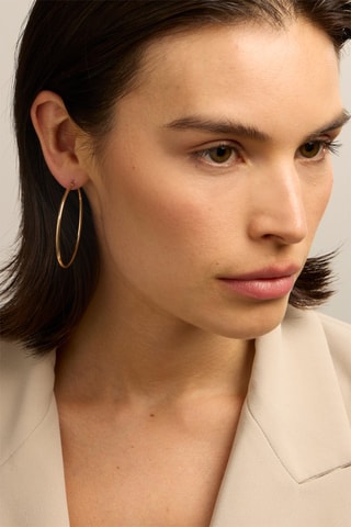 Orecchini a cerchio - Oro giallo 18 kt