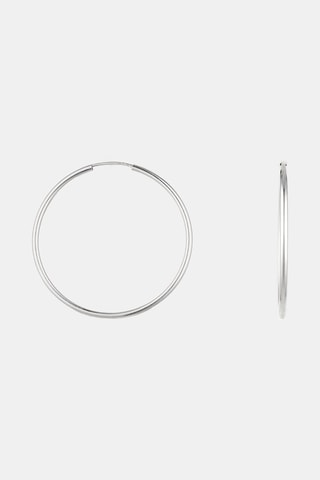 Orecchini a cerchio - Oro bianco
