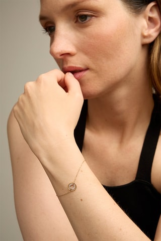 Bracciale - Oro giallo 18 kt e diamanti