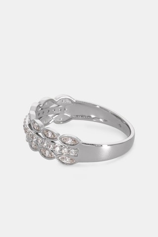 Anello - Oro bianco 18 kt