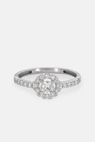 Anello - Oro bianco 18 kt