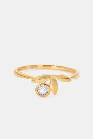 Anello - Oro giallo e diamante