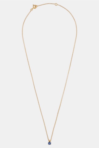 Collana - Oro giallo 18 kt e zaffiro