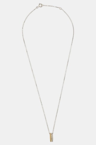 Collana - Oro giallo 18 kt, oro bianco e diamanti