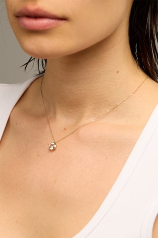 Collana - Oro giallo 18 kt e topazio