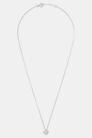 Collier - Or blanc 18 carats et diamants