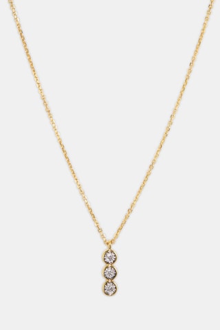 Collana - Oro giallo 18 kt e diamanti