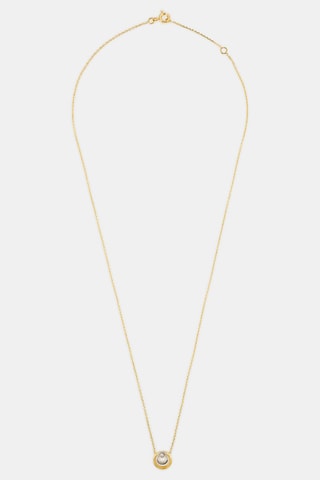 Collier - Or jaune 18 carats, Or blanc 18 carats et diamant