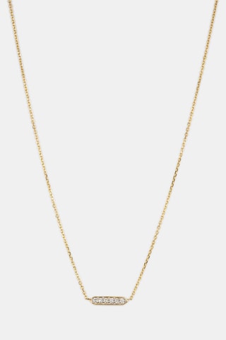 Collana - Oro giallo 18 kt e diamanti
