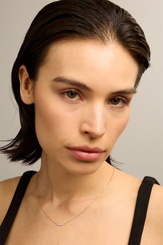 Collana - Oro giallo 18 kt e diamanti