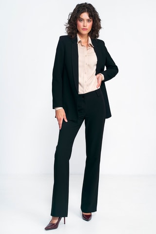 Pantalón recto - Negro