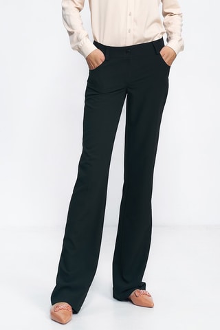 Pantalón recto - Negro