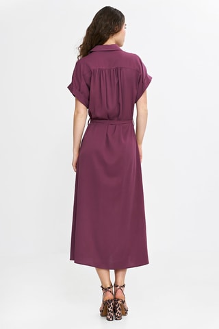 Vestido camisero relaxed fit - Violeta
