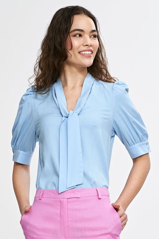 Blusa regular fit - Azul
