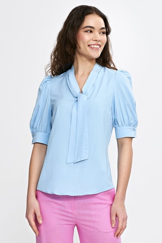 Blusa regular fit - Azul