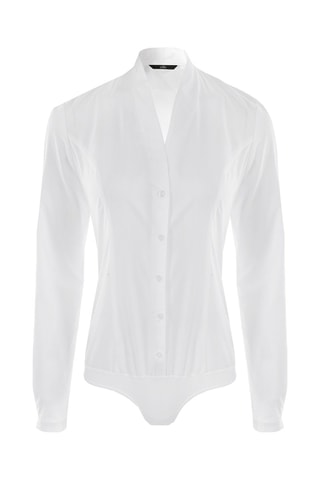 Body camisero - Blanco y negro