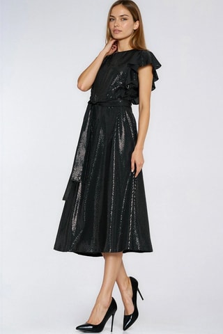 Vestido midi - Negro