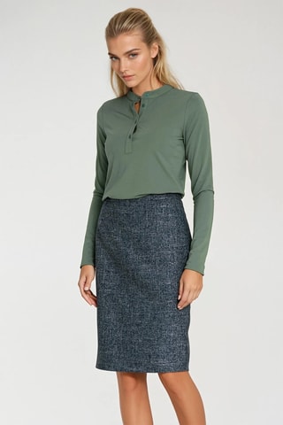 Falda de tubo - Azul