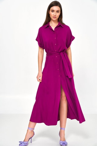 Vestido midi - Violeta