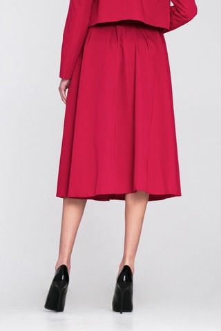 Falda plisada - Rojo