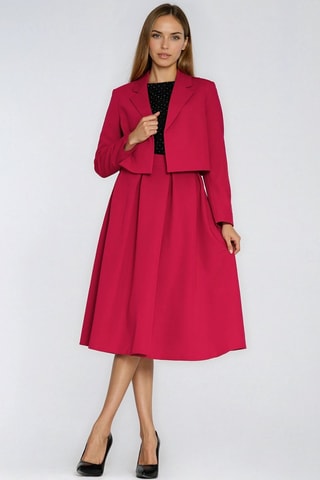 Falda plisada - Rojo