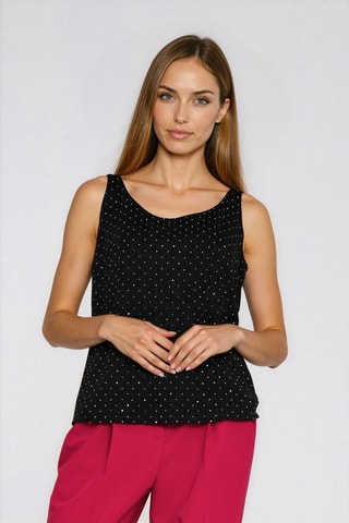 Blusa regular fit - Negro