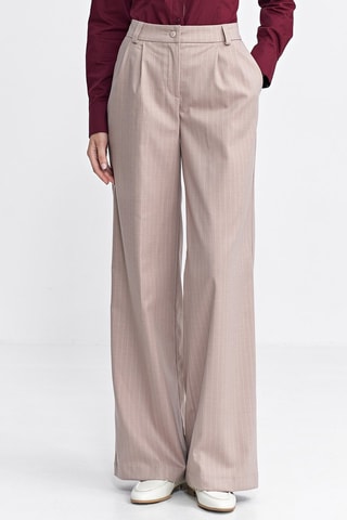 Pantalón wide leg - Beige