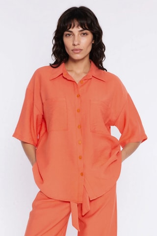 Camisa oversize - Naranja