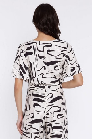 Blusa regular fit - Blanco