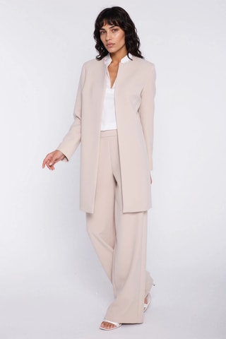 Pantalón wide leg - Beige