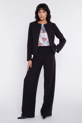 Pantalón wide leg - Negro