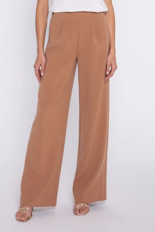 Pantalón wide leg - Beige