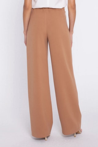 Pantalón wide leg - Beige