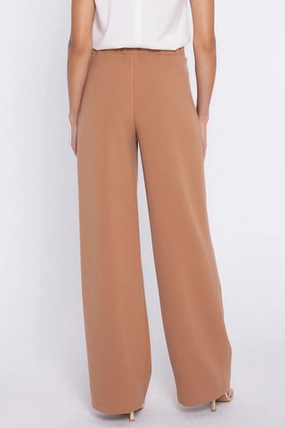 Pantalón wide leg - Beige
