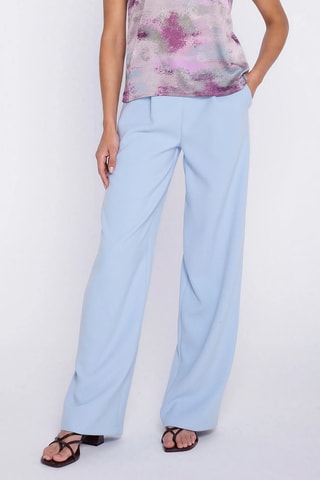 Pantalón wide leg - Azul