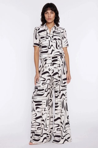 Blusa regular fit - Blanco