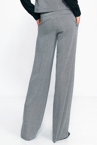 Pantalón wide leg - Gris