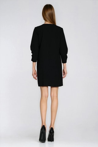 Vestido trapecio - Negro