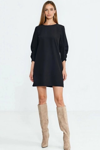 Vestido trapecio - Negro