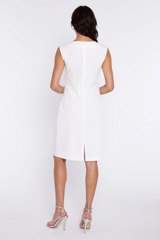 Vestido recto relaxed sin mangas - Crudo