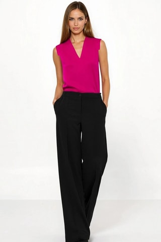 Pantalón wide leg - Negro