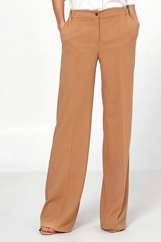 Pantalón wide leg - Marrón